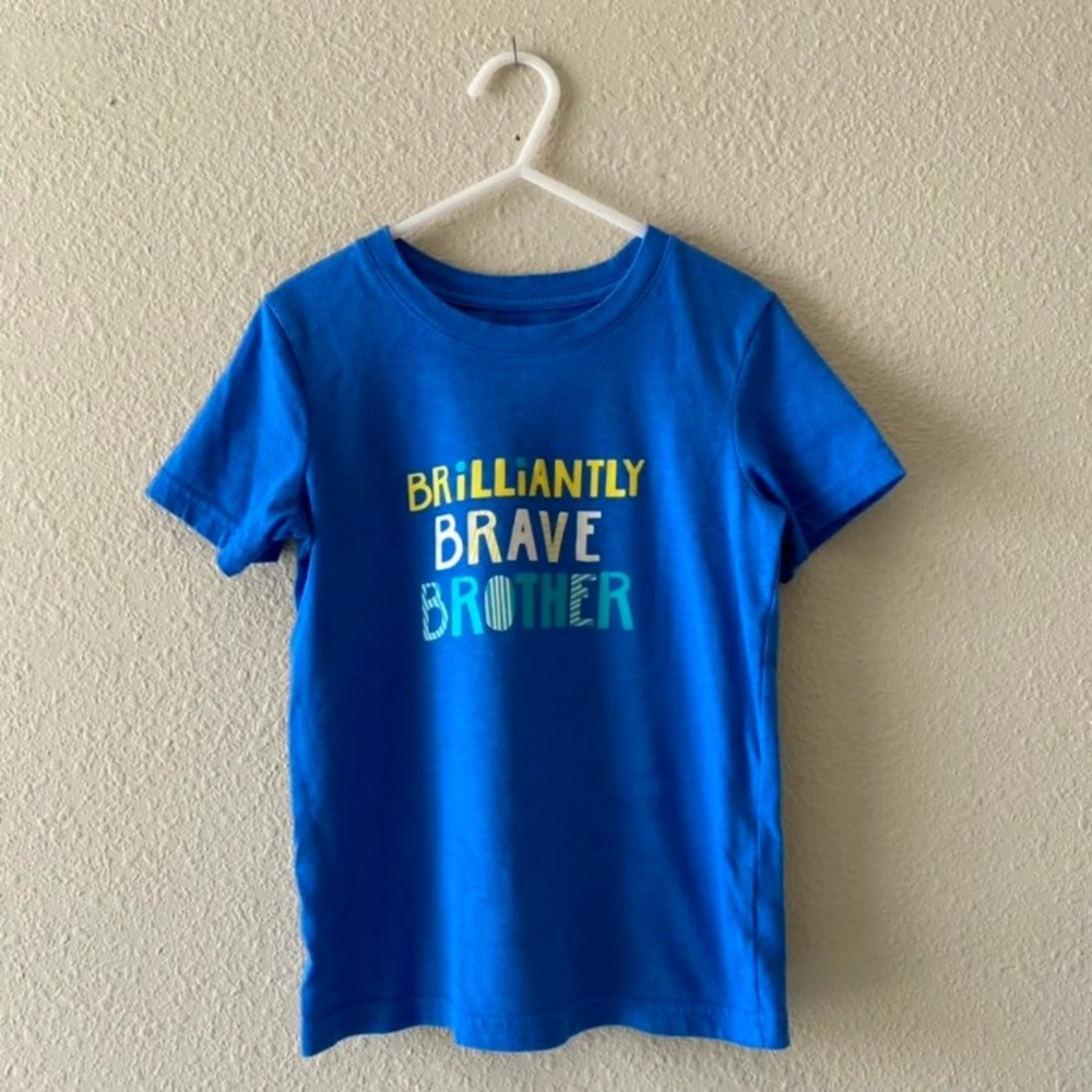 Cat & Jack Toddler Boys 5T Short Sleeve “Brother” Graphic Tee